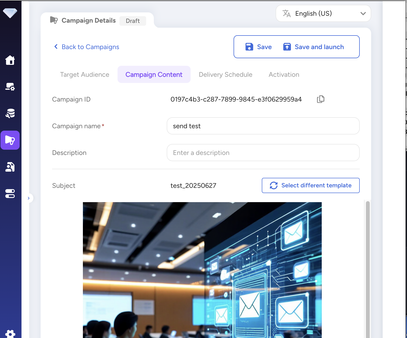 Bulk Engagement screenshot at 15:38:45