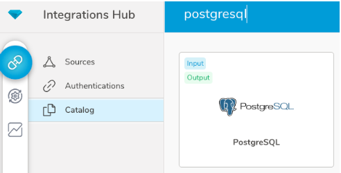 Data Tank 2.0 Management UI showing hostname, port, and database name