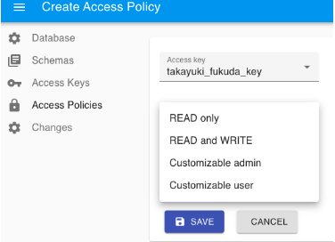 Data Tank 2.0 Access Policies page