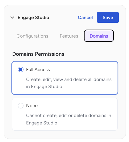 Domain Permissions